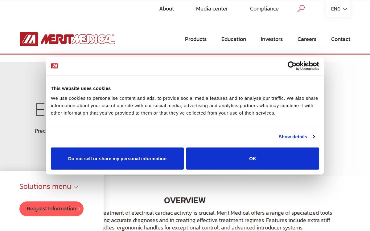 BioTrace Medical website preview