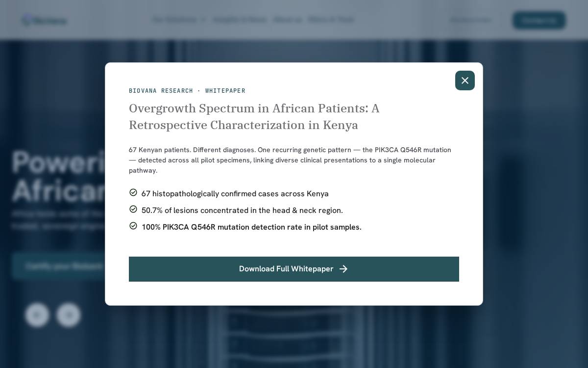 Biovanaresearch website preview