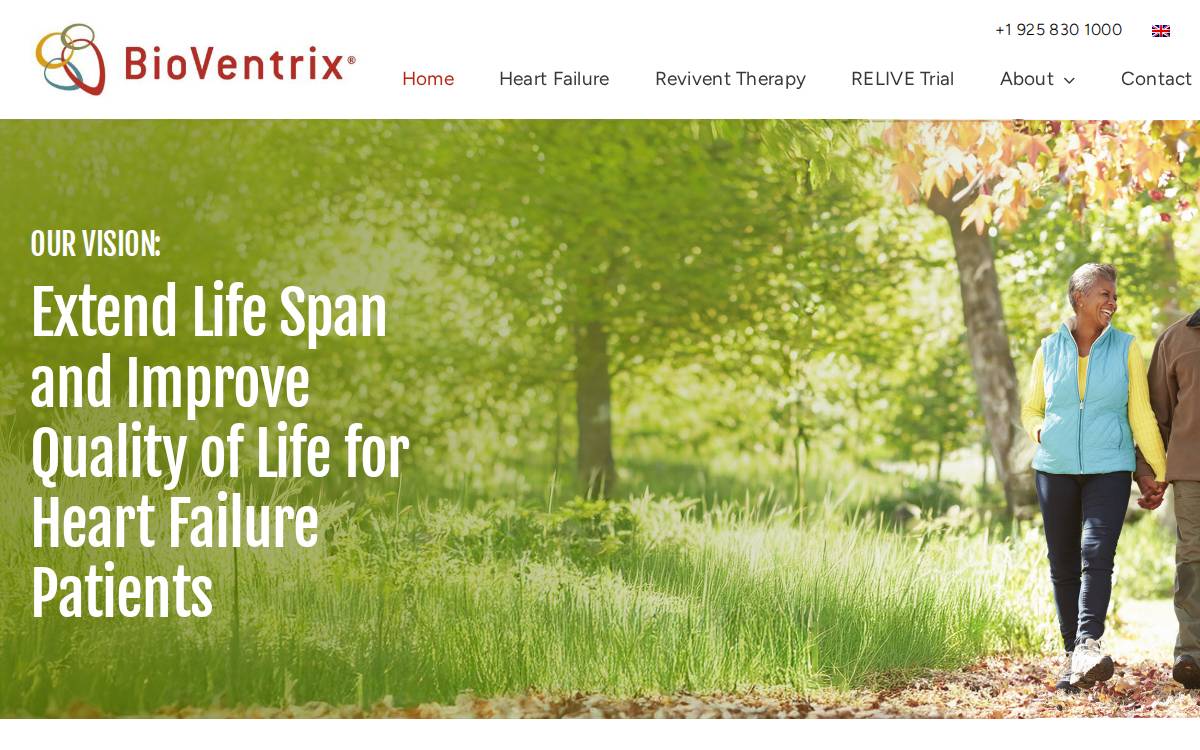 Bioventrix website preview