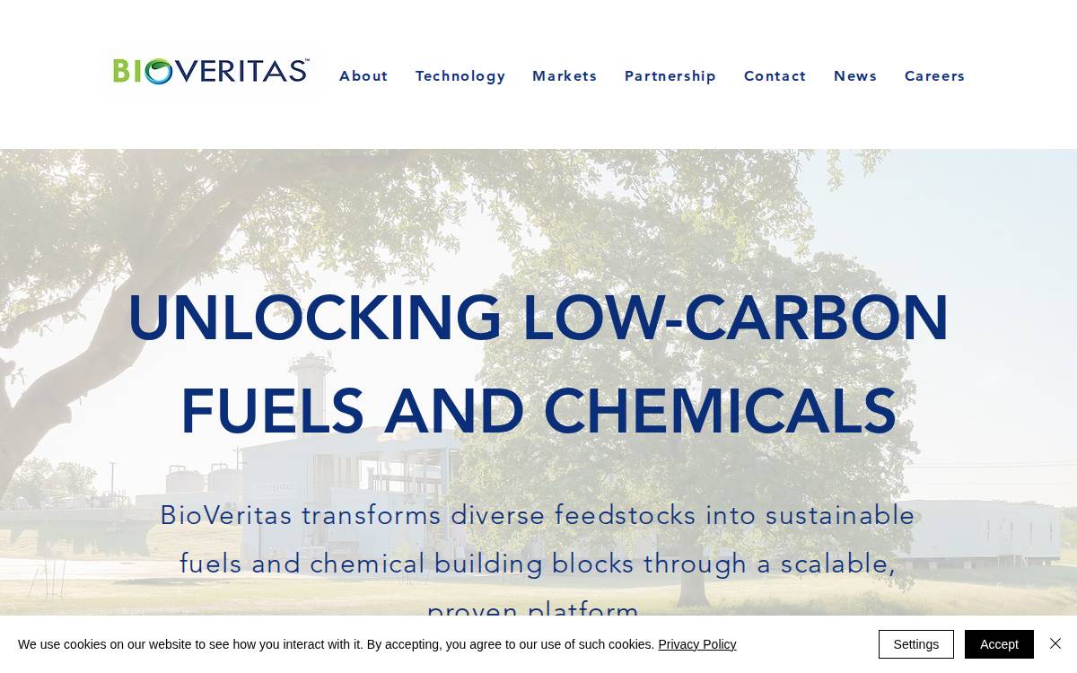 Bioveritas website preview