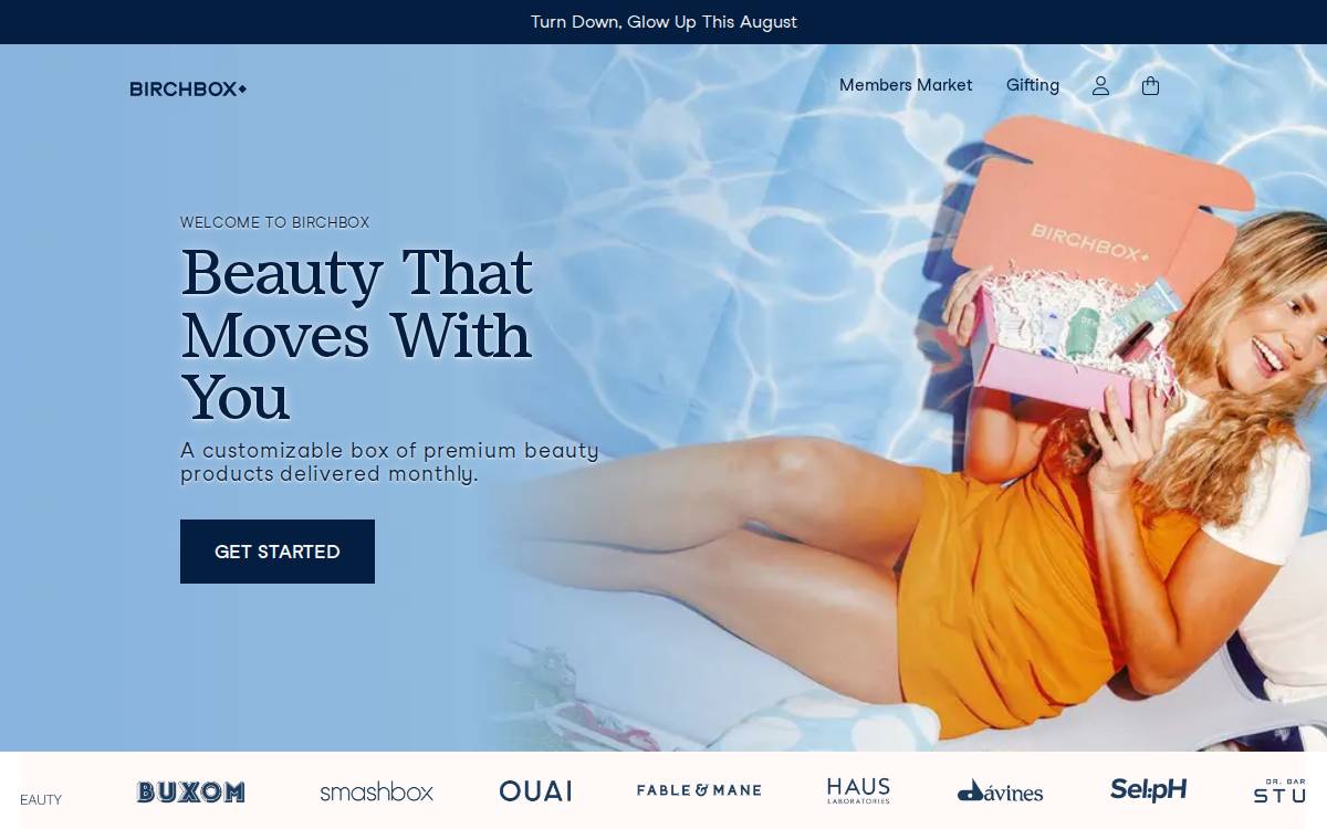 Birchbox website preview
