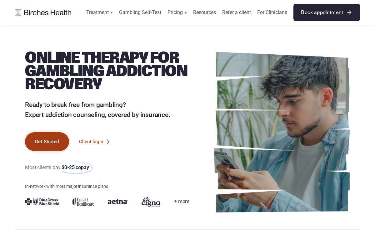 Birches Health website preview