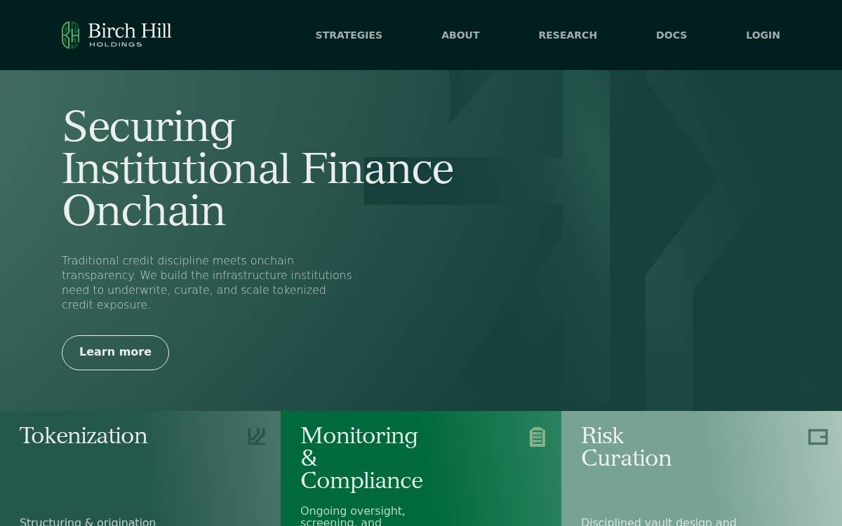Birchhill website preview
