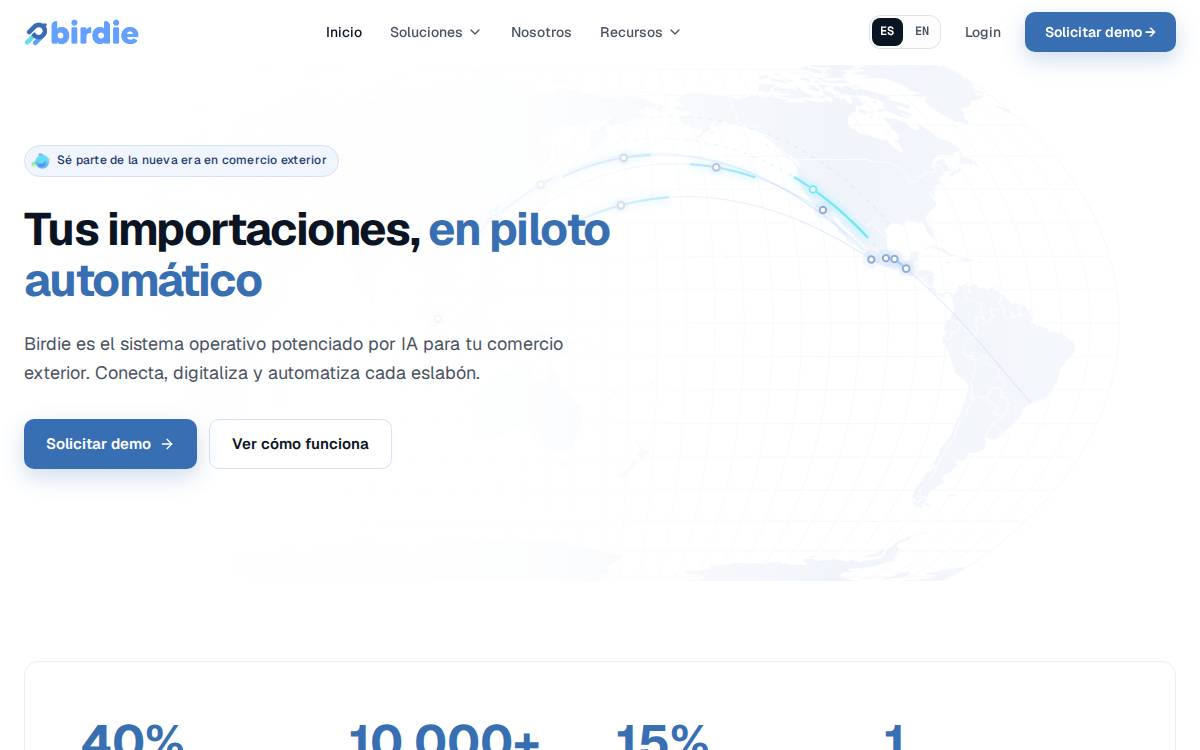 Birdie Technologies website preview