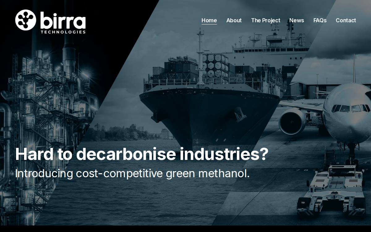 Birra website preview