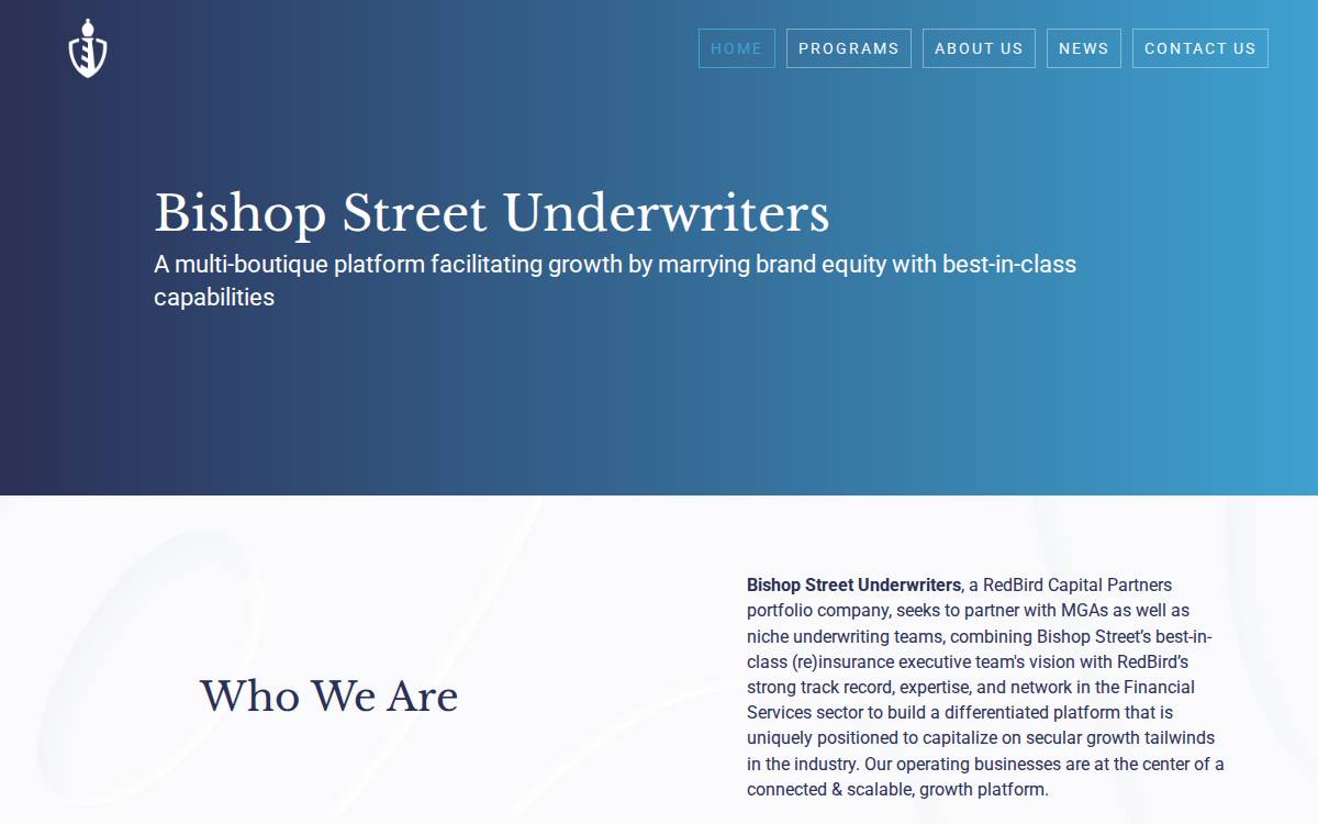 Bishopstreetuw website preview