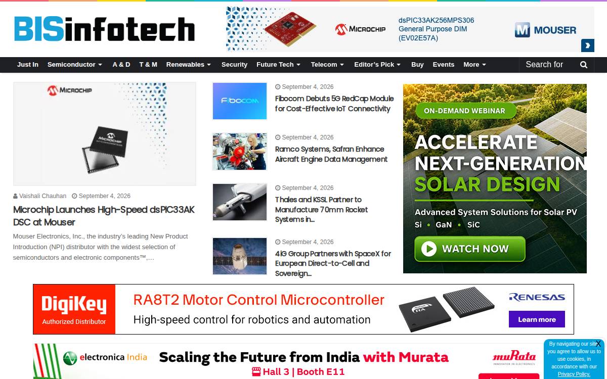 Bisinfotech website preview