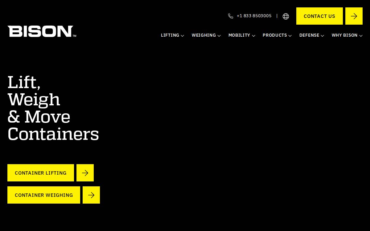 Bison Jacks website preview