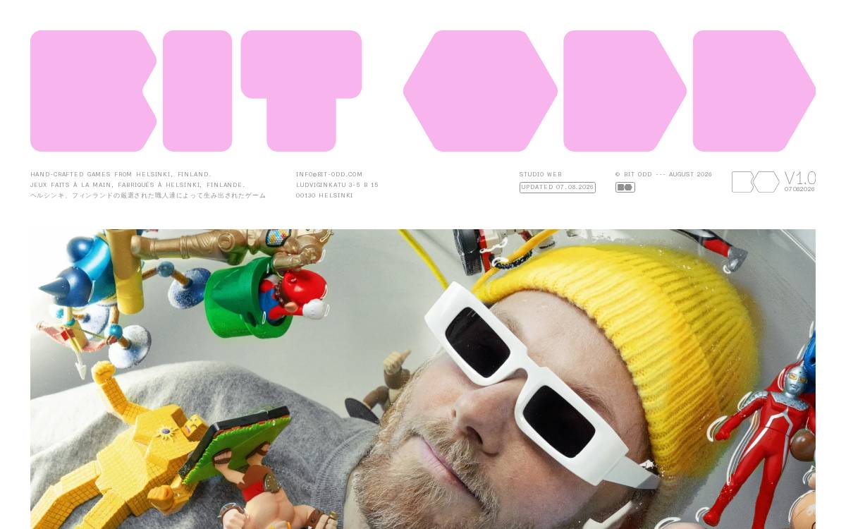 BIT ODD website preview