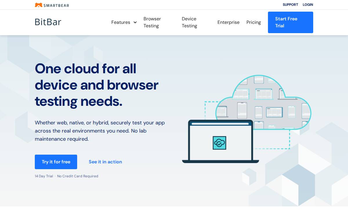 BitBar website preview