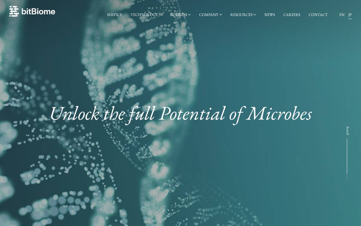 bitBiome website preview