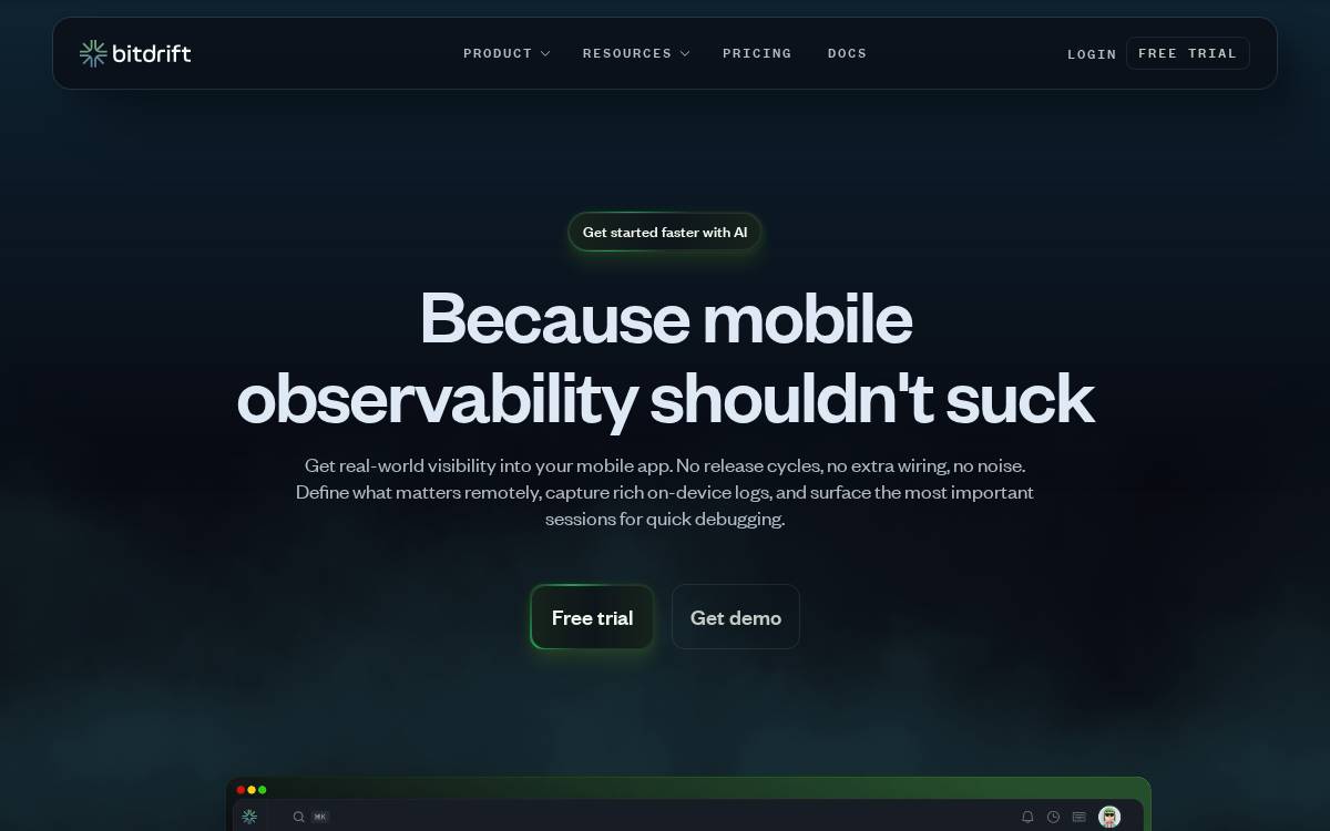 bitdrift website preview
