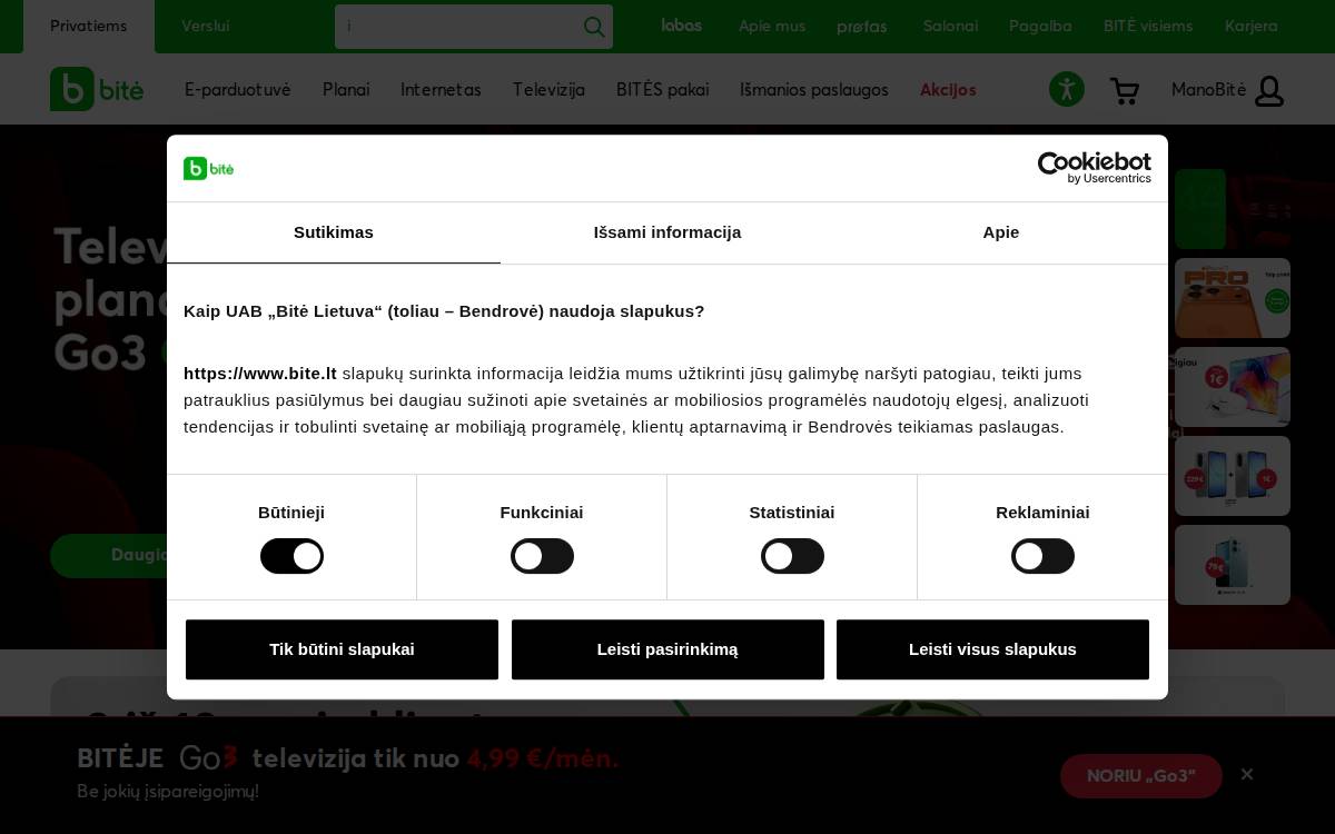Bite website preview