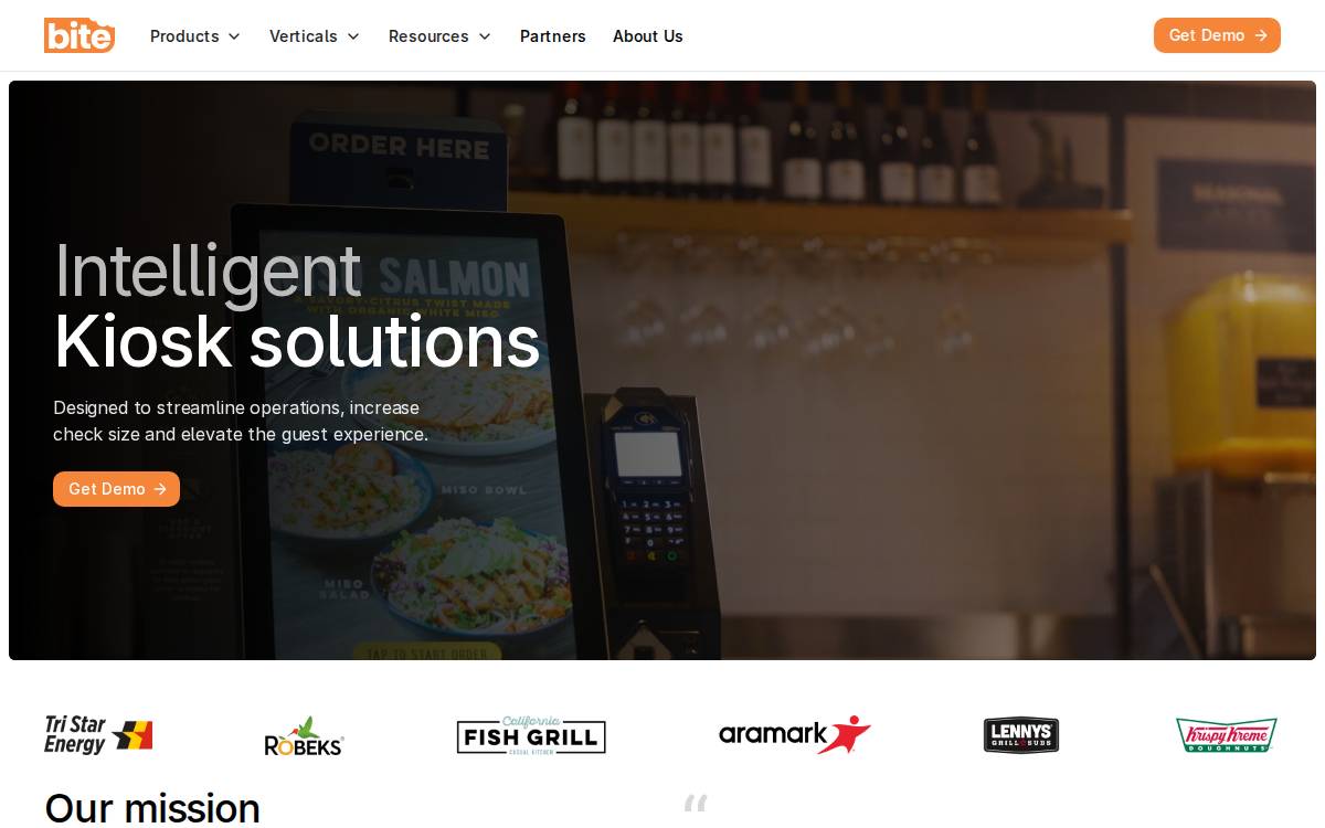 Bite website preview
