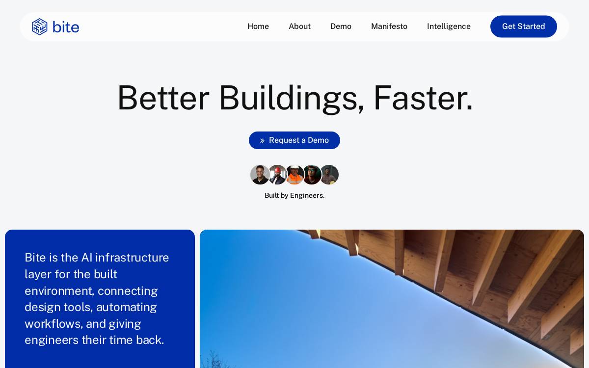 Bite website preview
