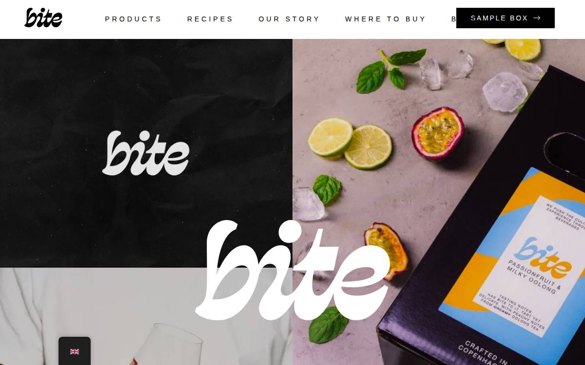 Bitedrink website preview