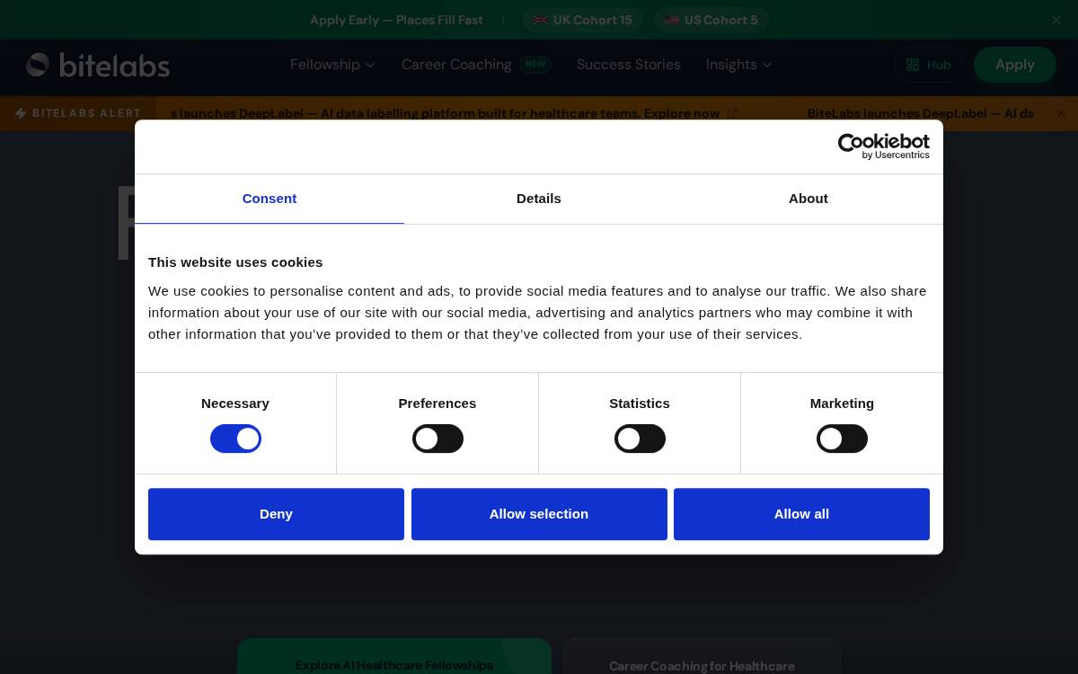 Bitelabs website preview