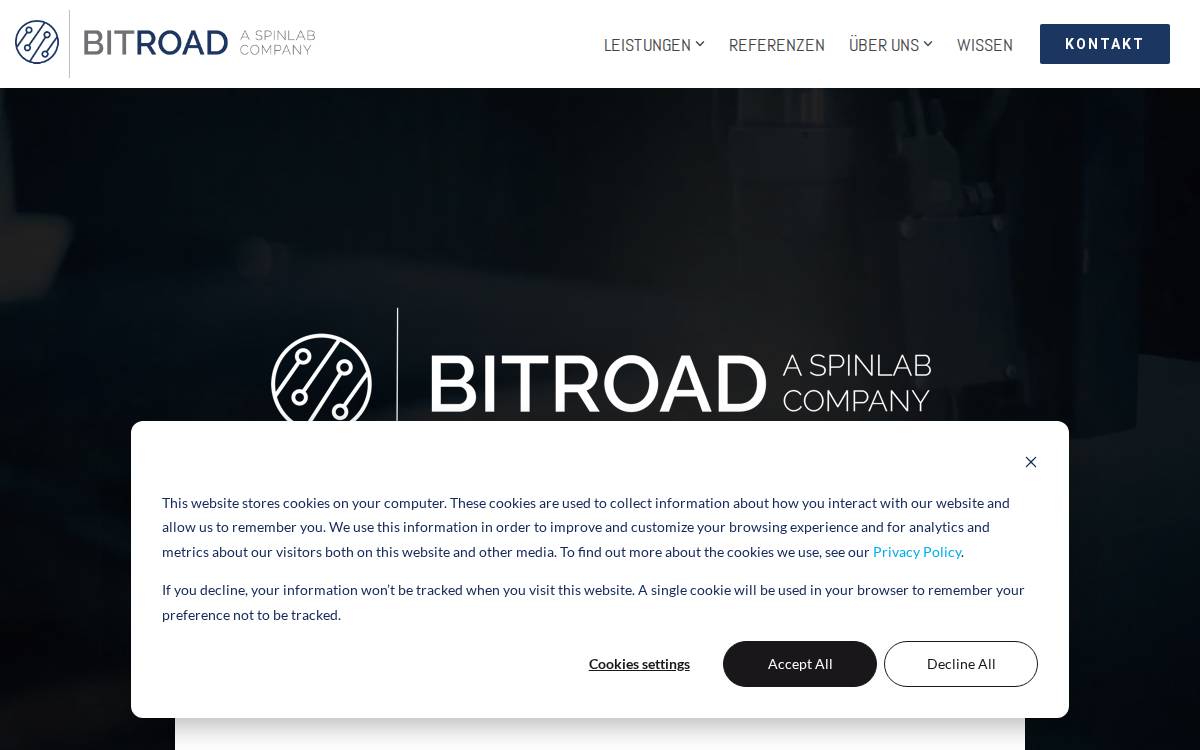 BITROAD Consulting website preview