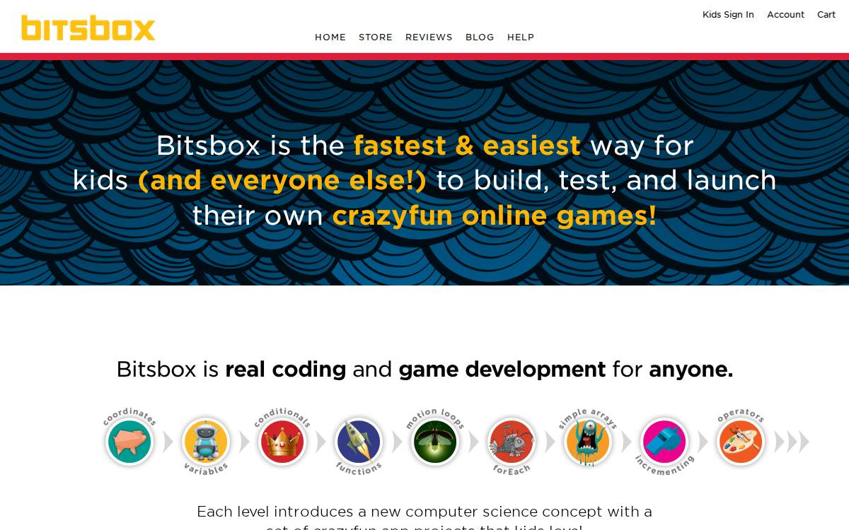 Bitsbox Coding Solutions website preview