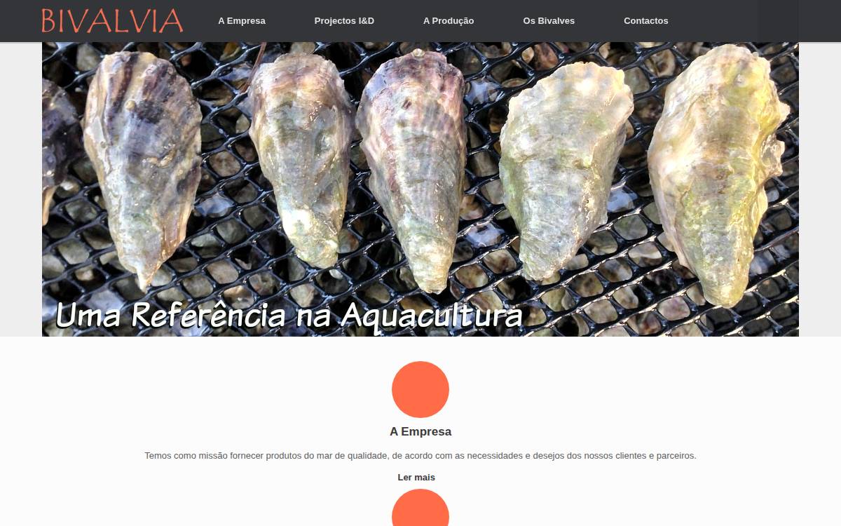 Bivalvia website preview
