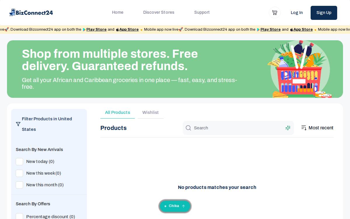 BizConnect24 Website website preview