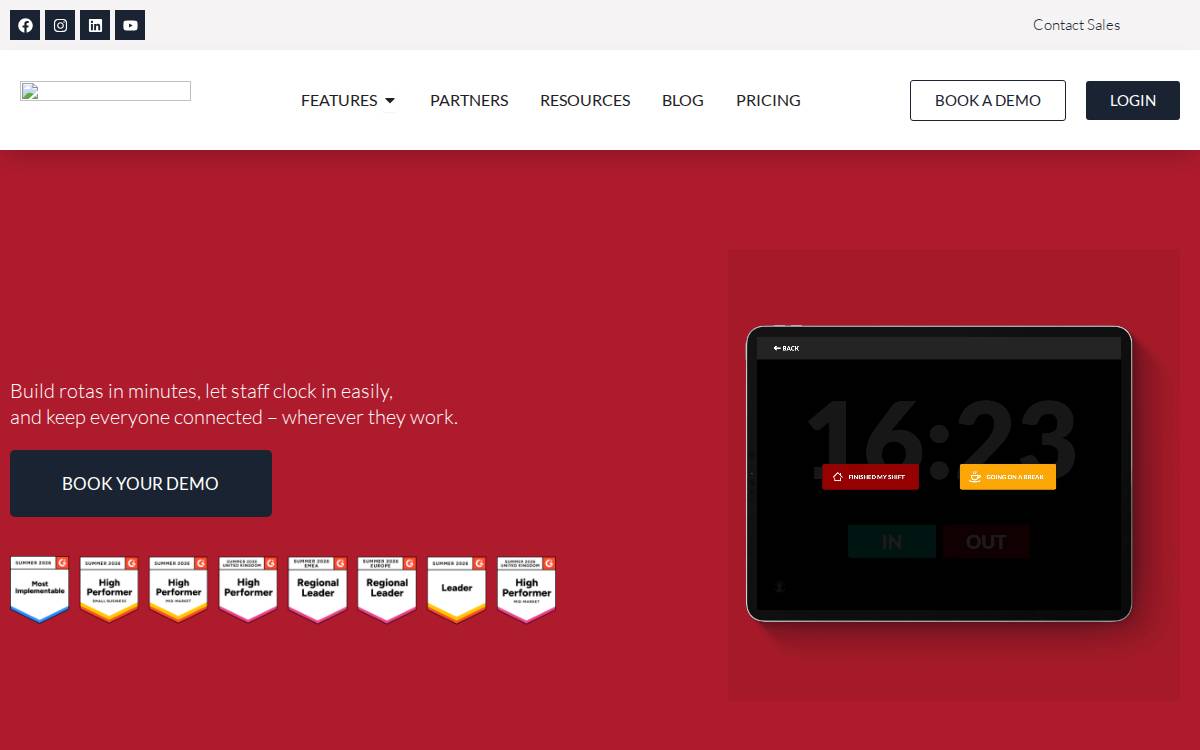 Bizimply website preview