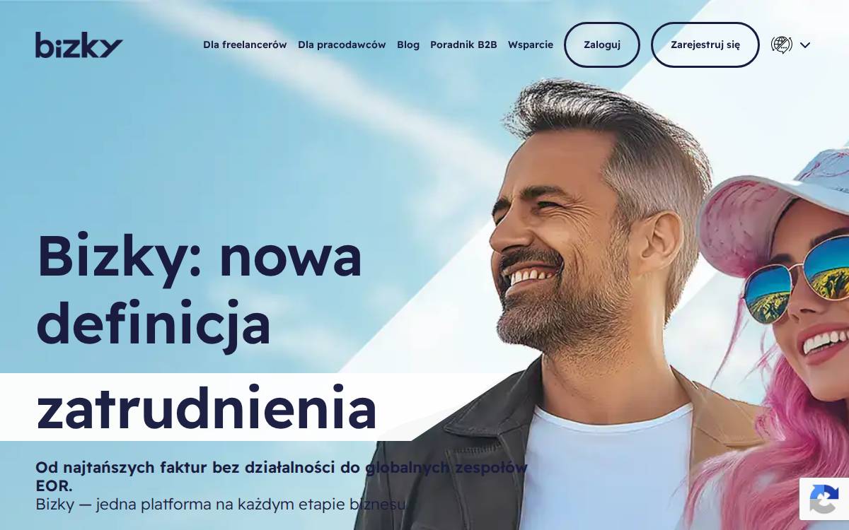 Bizky website preview