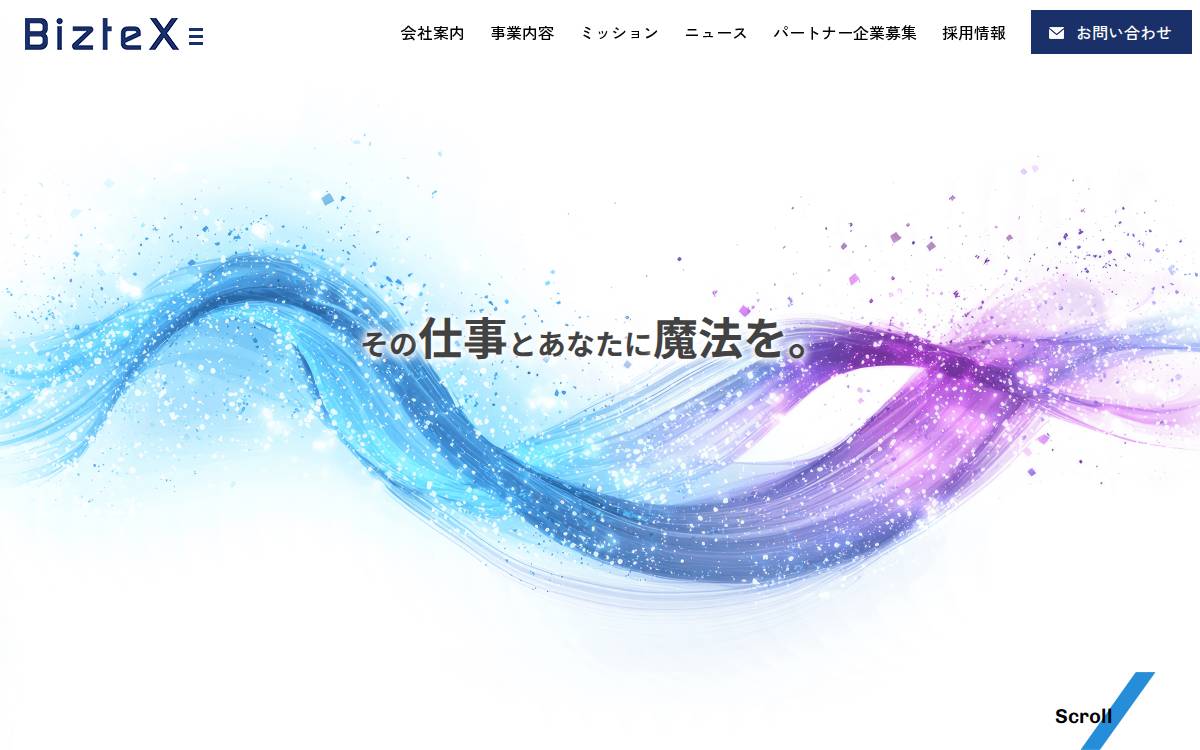 Biztex website preview
