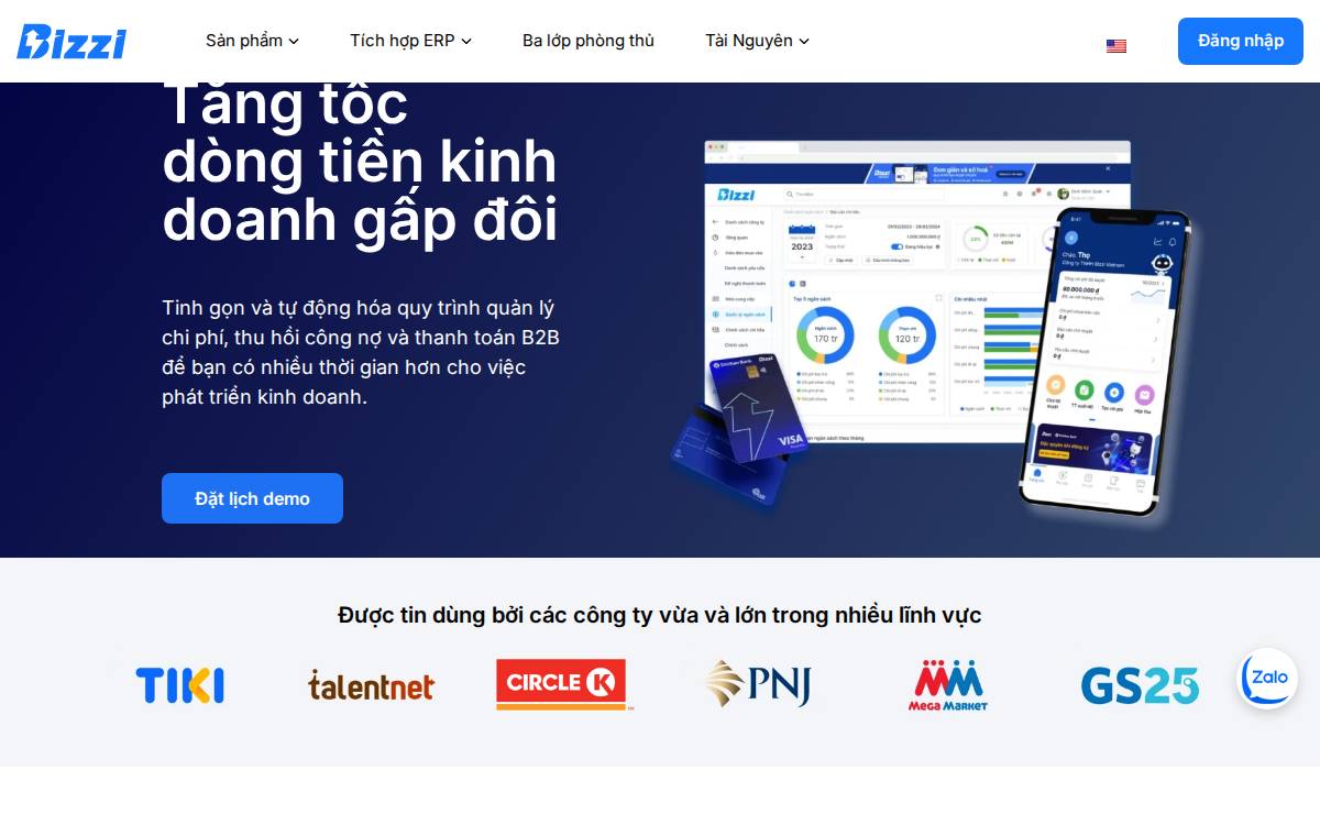 Bizzi website preview