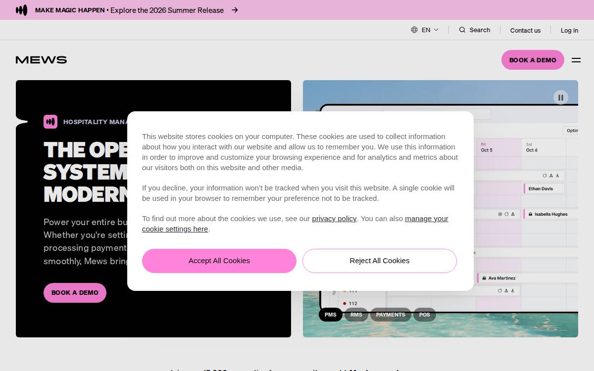 Bizzon - Exited website preview