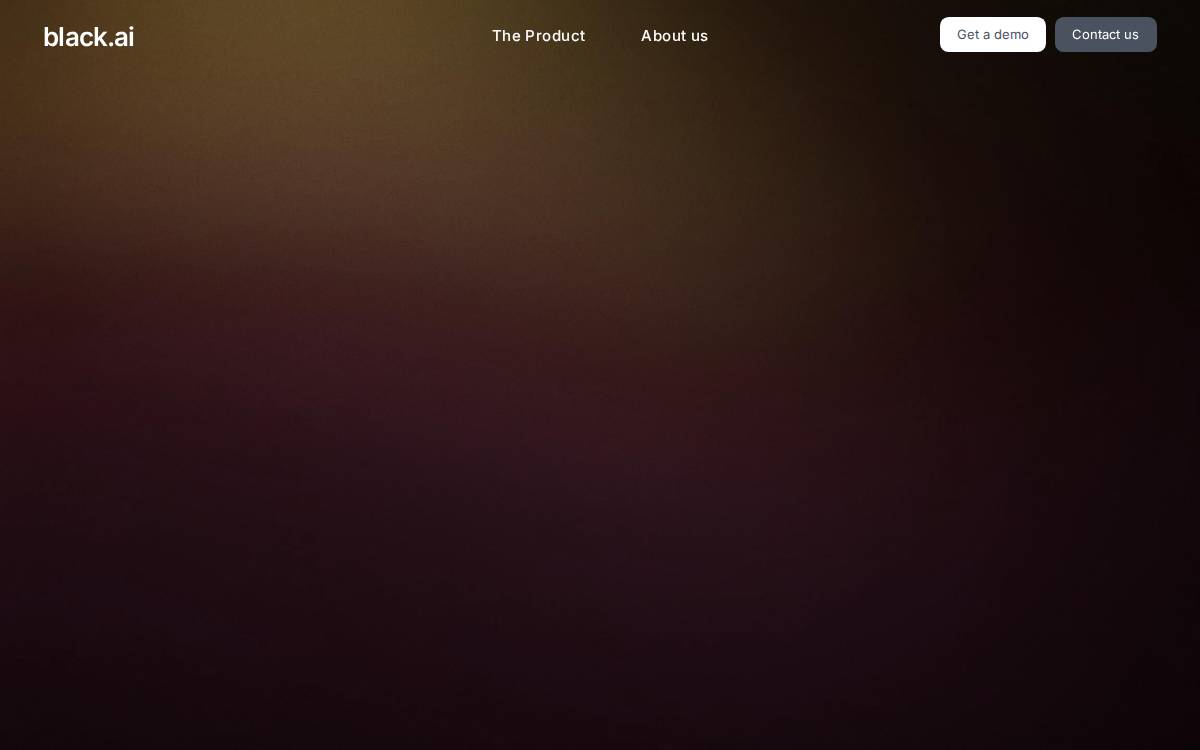 Black Ai website preview