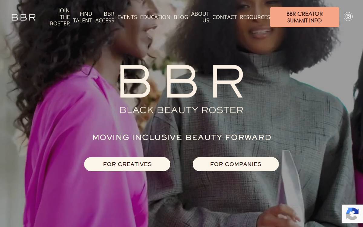 Black Beauty Roster website preview