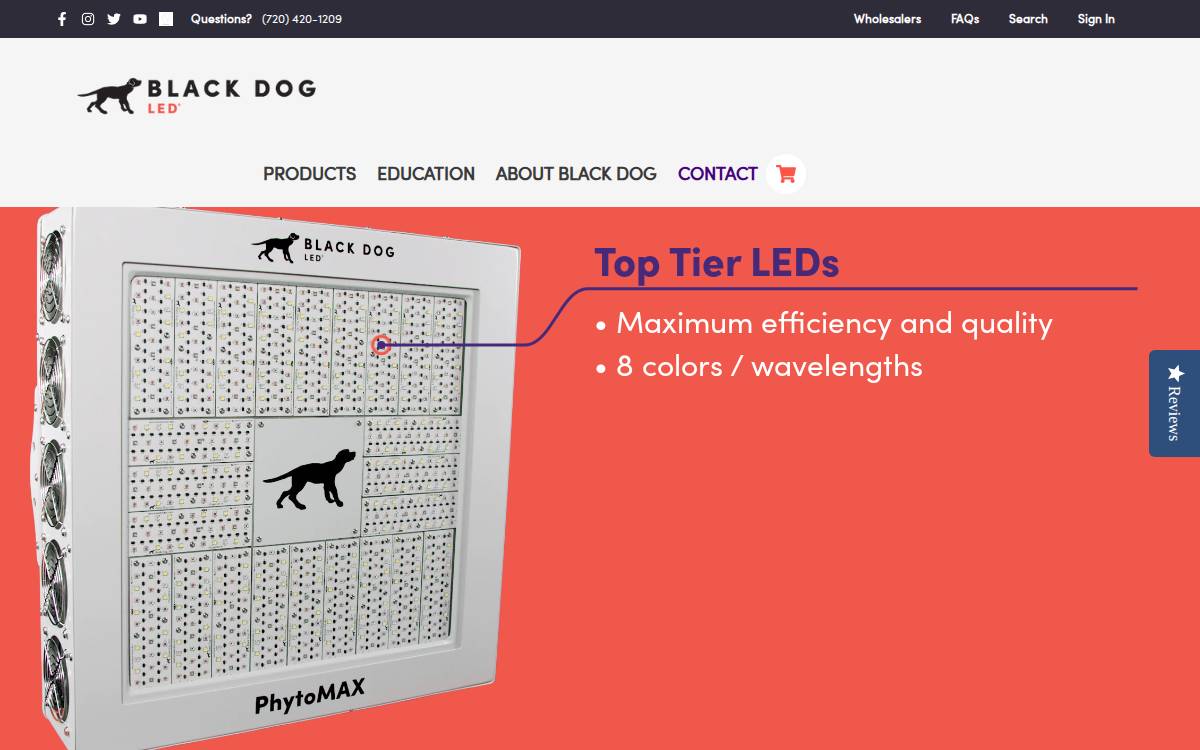 Black Dog HT&C ACTIVE website preview