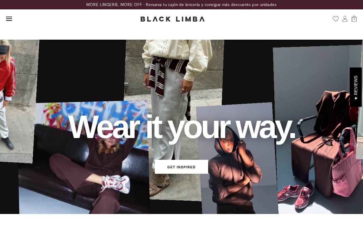 Black Limba website preview