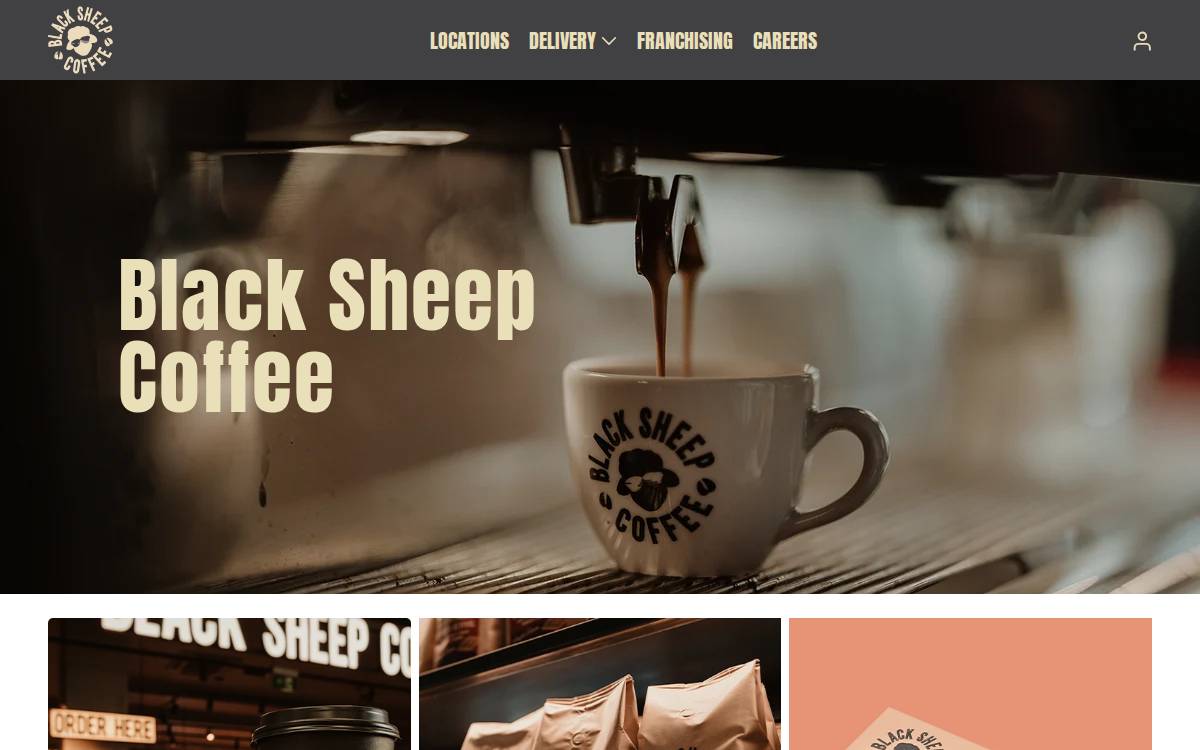 Black Sheep website preview