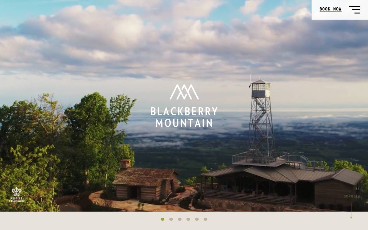 Blackberry Mountain website preview