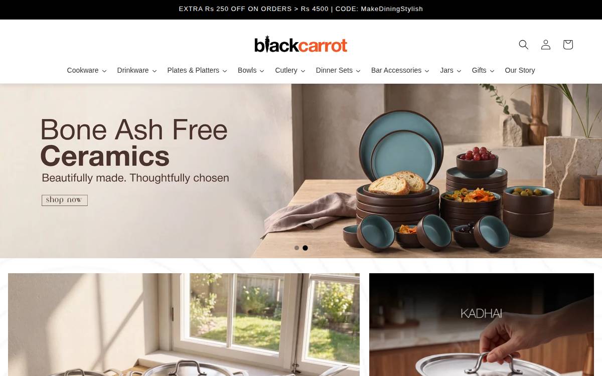 Blackcarrot website preview