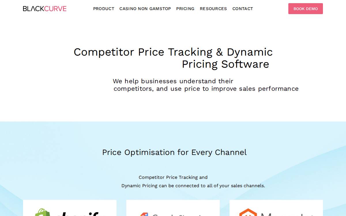 BlackCurve website preview