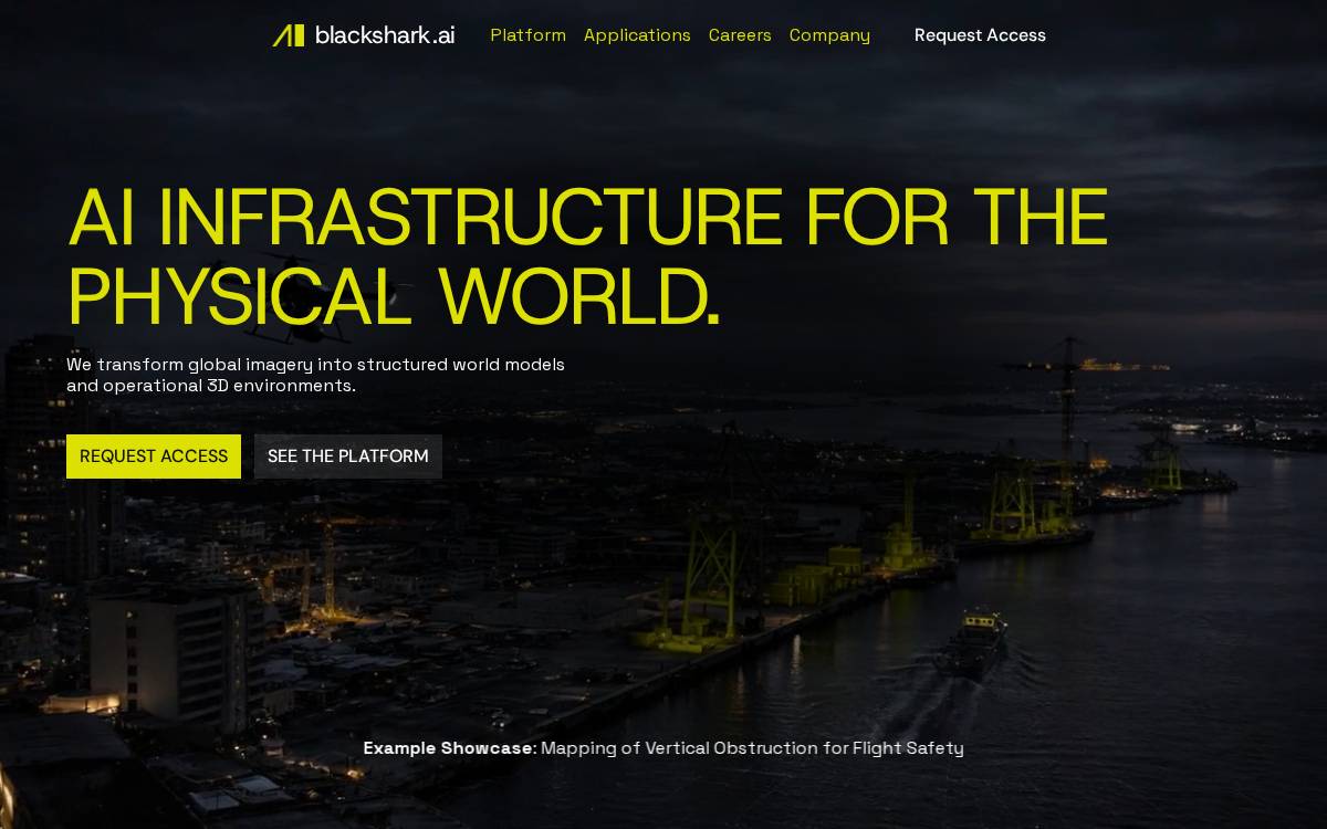 Blackshark website preview
