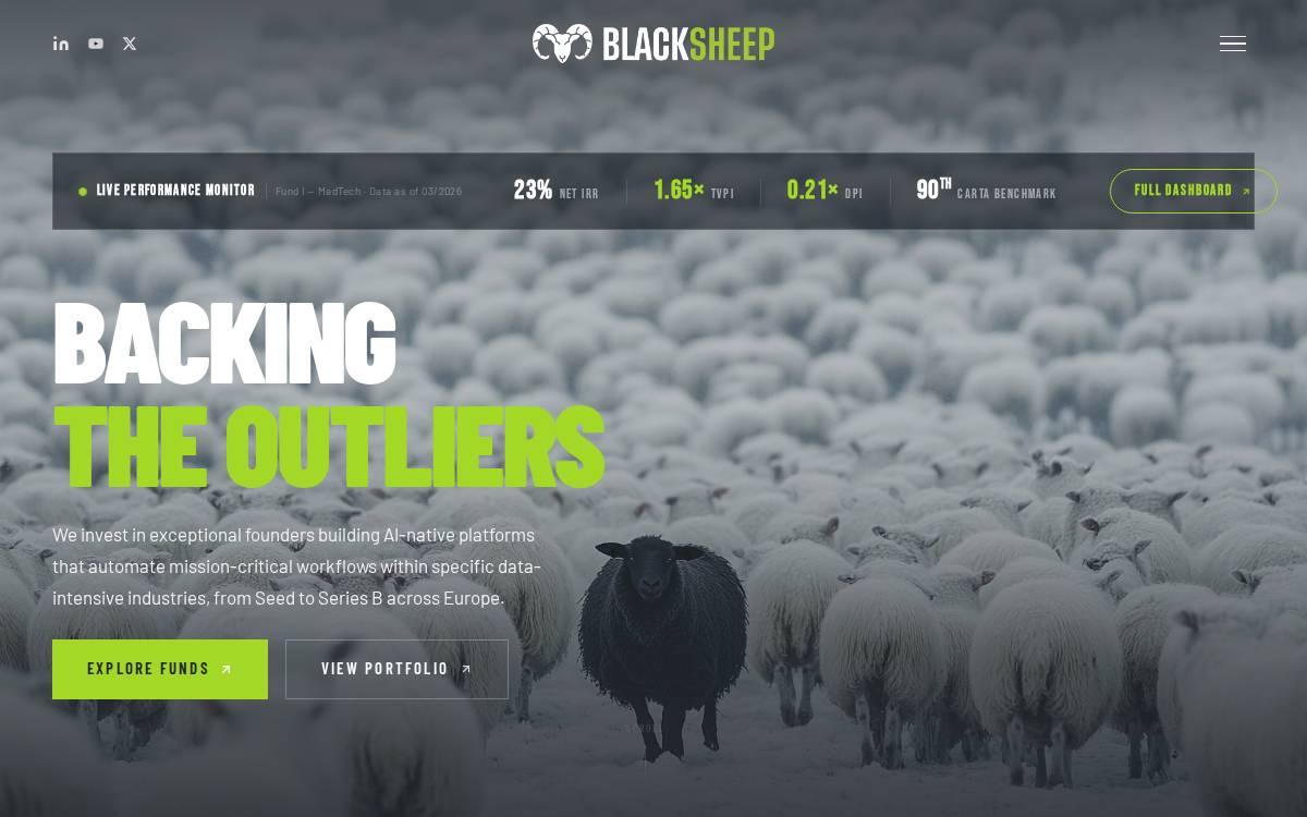 Blacksheep website preview