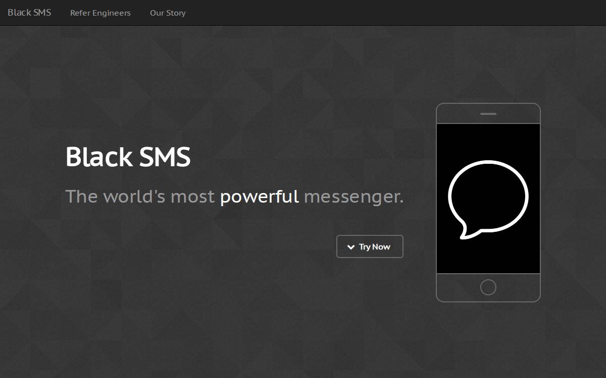Blacksms website preview