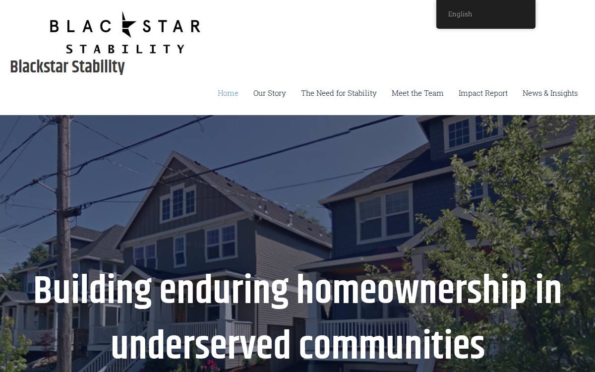 Blackstar Stability website preview