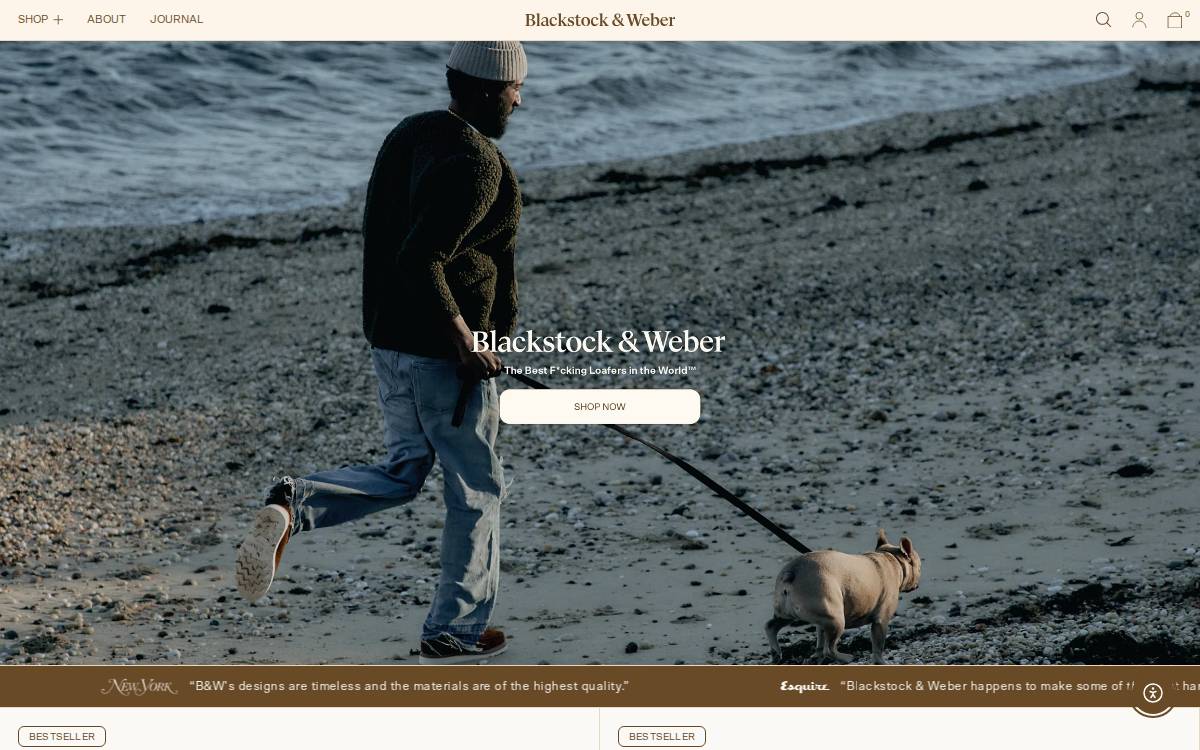 Blackstock & Weber website preview
