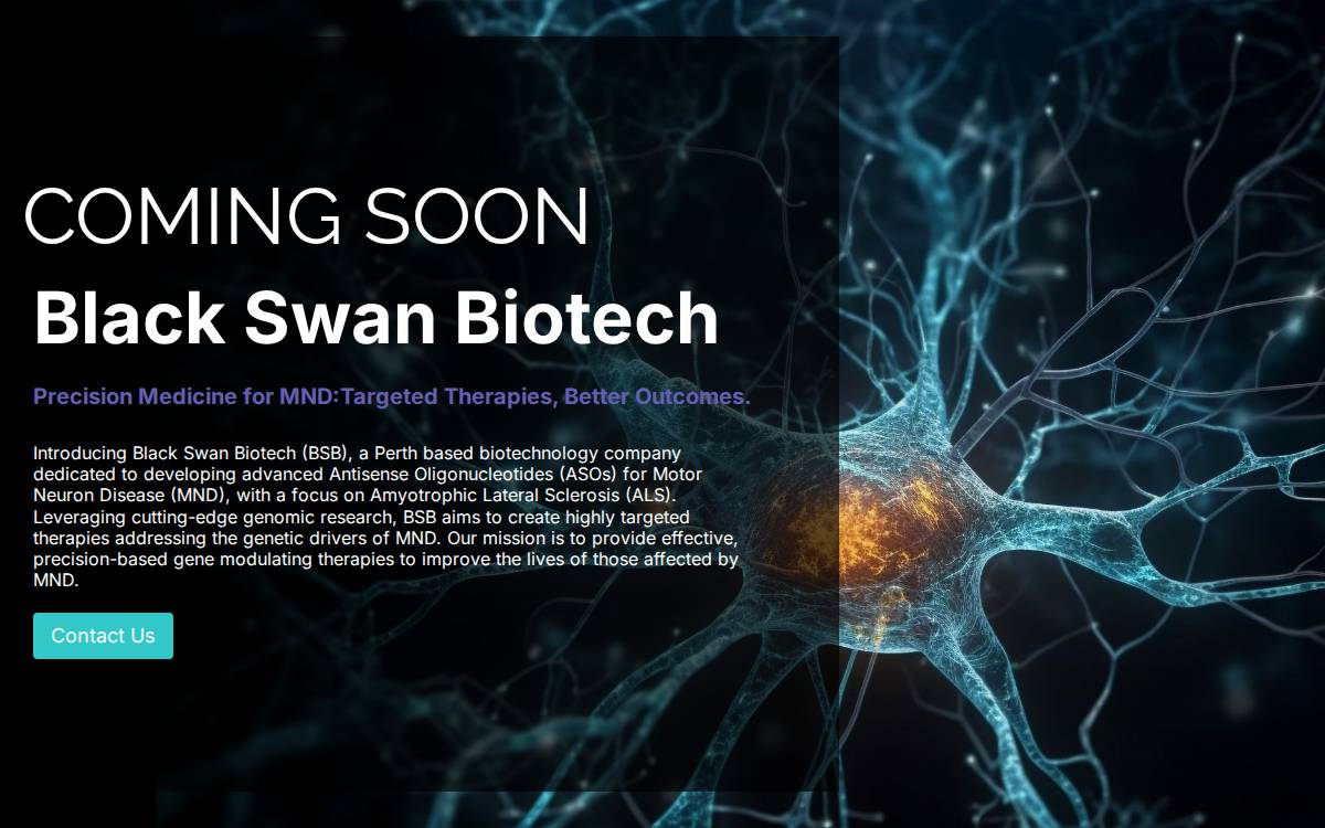 Blackswanbio website preview