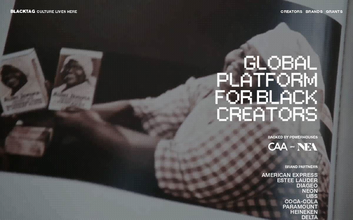 Blacktag website preview