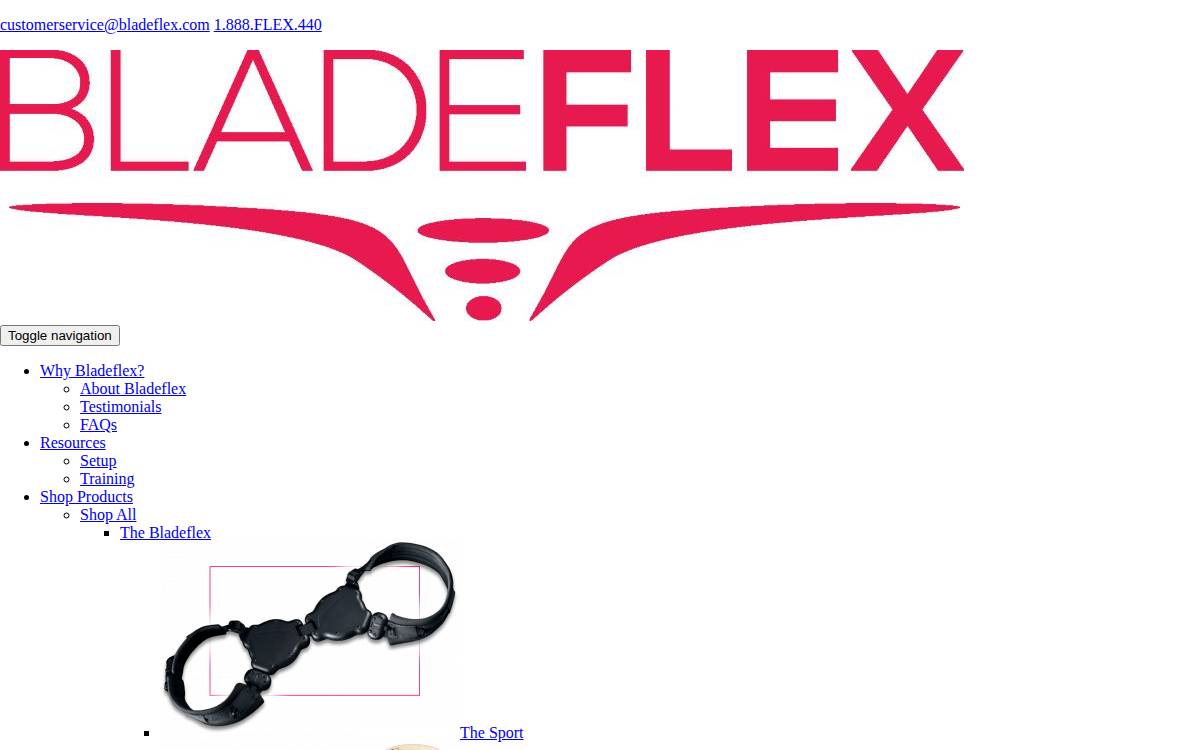 Bladeflex Inc. website preview