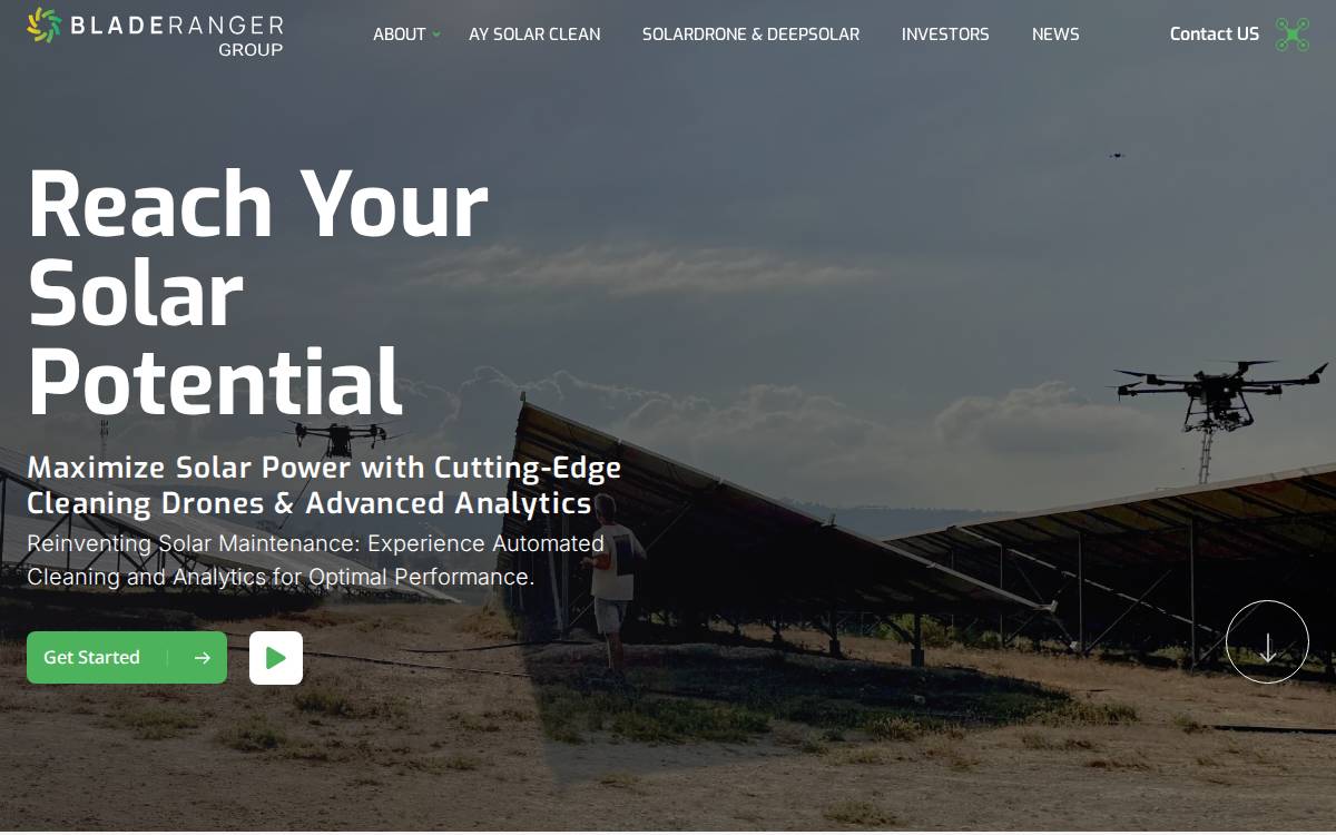 BladeRanger website preview
