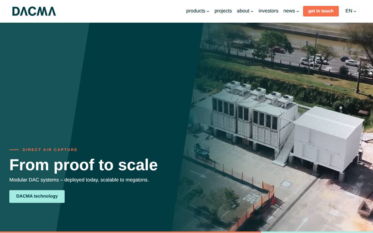 Blancair website preview