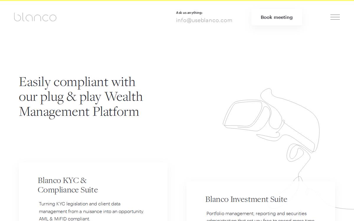 Blanco website preview