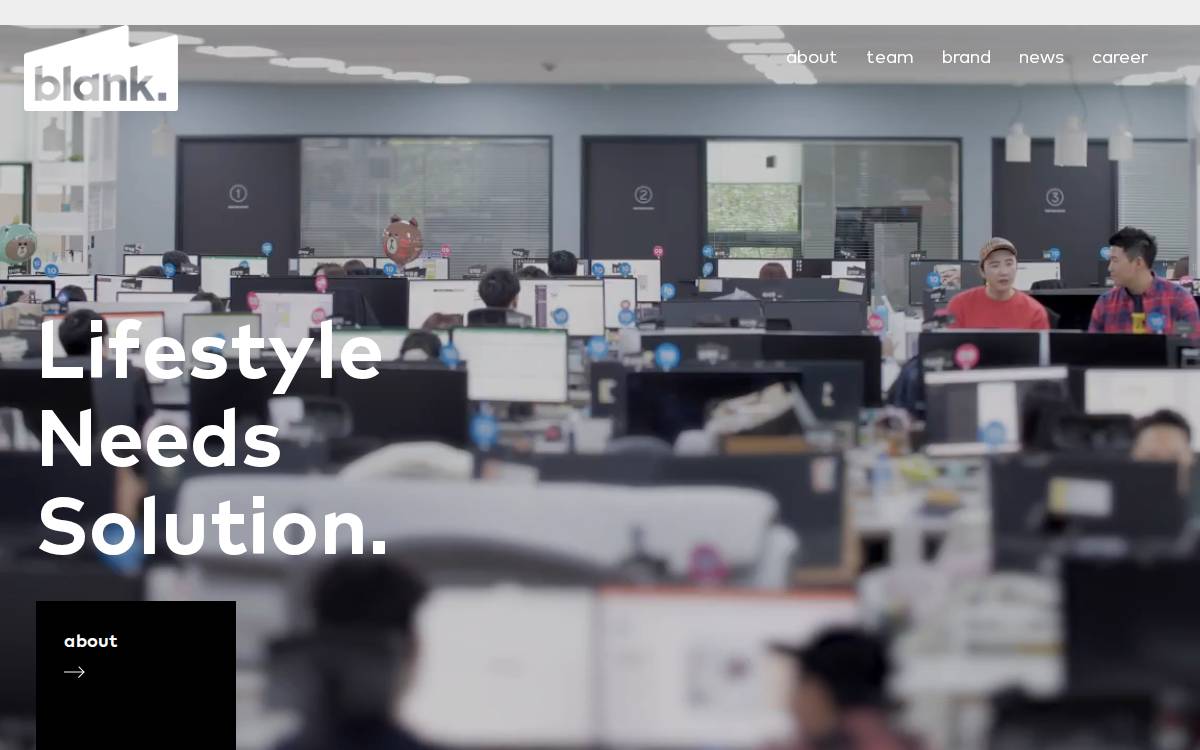 Blankcorp website preview